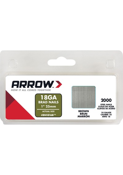 Arrow Bn1816 25 MM  2000 Adet Profesyonel Kesik Başlı  Çivi