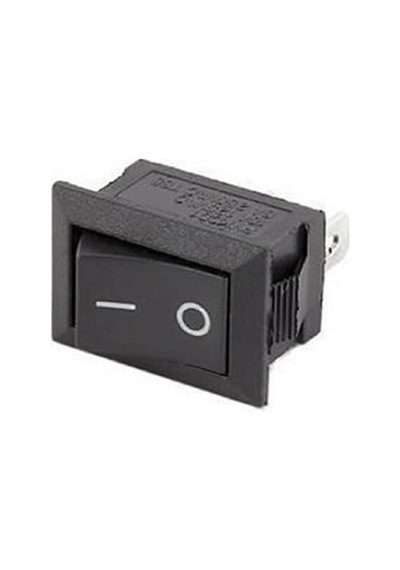 2 Pin Siyah Anahtar Switch Mini Buton Kcd1 Plastik Açma Kapama On / Off