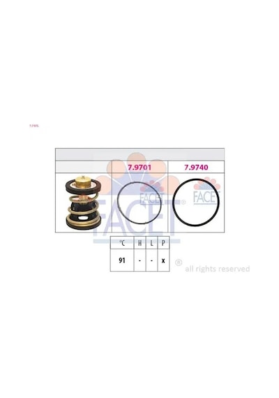 Facet 77975 Termostat 11538576289 11538588890