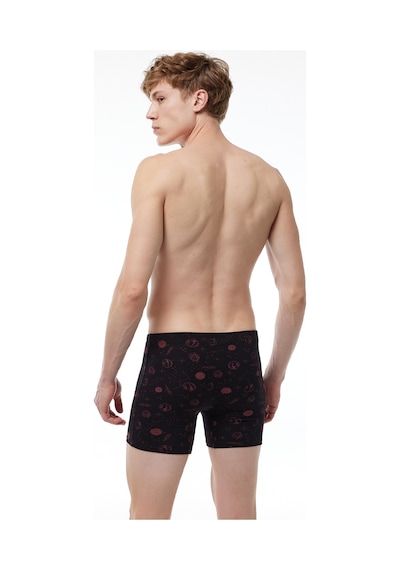 Malabadi Erkek Desenli 4 Lü Premium Collection Modal Uzun Boxer 4m250 Set-2