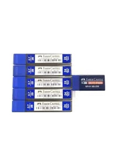 Faber-castell Faber Castell 5 Adet 0.7 Kalem Ucu Ve 1 Adet Sınav Silgisi