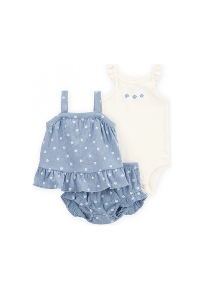 Carter's Kız Bebek Alt Üst Set 1s529110 Mavi