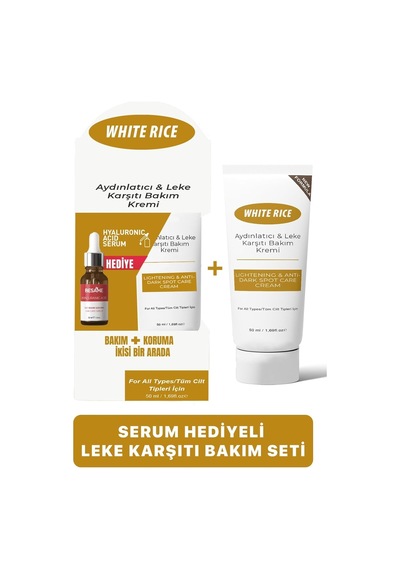 Aydınlatıcı & Leke Karşıtı Bakım Kremi Bakım Ve Koruma İkisi Bir Arada Özel Paket