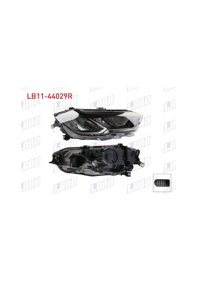 Wisco 1243708-00 Far Sag Motorlu Volkswagen Polo 6 Aw1, Bz1, Ae1 21 Oem 2g1941006c