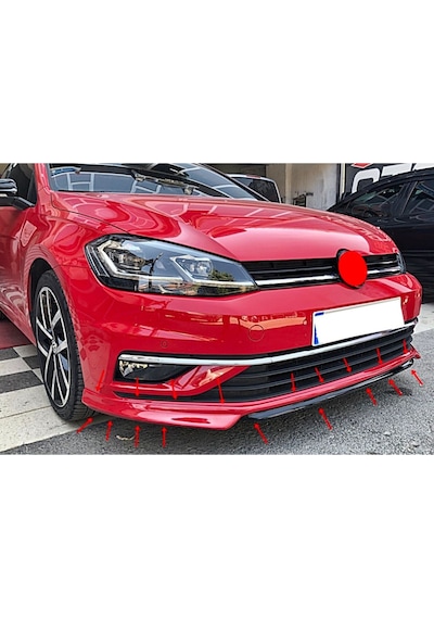Vw Golf Mk7,5 Ön Tampon Eki Karlık Fiberglass Boyasız
