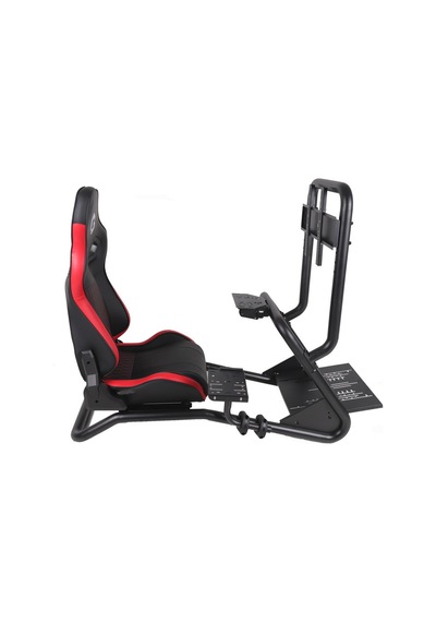 Gomprx-6013 Master Pro X Yarış Oyun Simülörü Kokpiti - Kırmızı/siyah