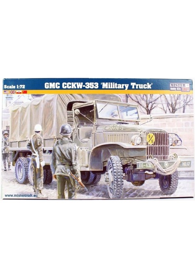 Mistercraft E098 1/72 Gmc Cckw-353 Askeri Kamyon Plastik Model Kiti-51255