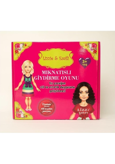 Lizzy Mıknatıslı Kıyafet Giydirme Oyunu - Lz 2401