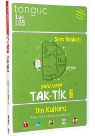 Tonguç Akademi 8. Sınıf Din Kültürü Ve Ahlak Bilgisi Taktikli