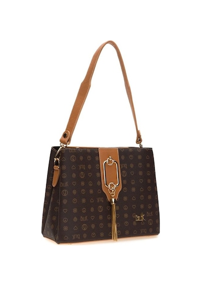 Bilik Deri Monogram Kahve/camel Kadın El Çantası Riv 232-mn 001