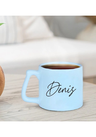 Bk Gift Kişiye Özel İsimli Pastel Mavi Middle Kupa Bardak-29, Arkadaşa Hediye, Ev Hediyesi, Doğum Günü Hediyesi, Ofis Hediyesi Çok Renkli