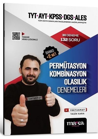 Marka Yks Kpss Dgs Ales Permütasyon, Kombinasyon, Olasılık 30 Den