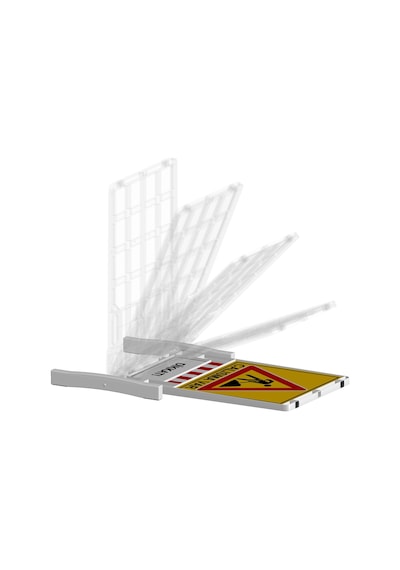 Katlanır Uyarı Levhalı Bariyer 150x90cm