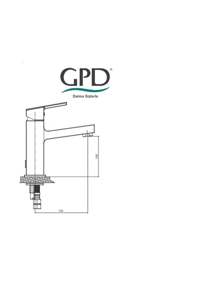 Gpd Ritmo MLB85 Lavabo  Bataryası