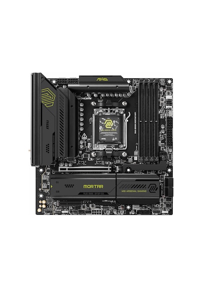 Msı Mag B850m Mortar Wifi Ddr5 8200mhz Oc M.2 Hdmı/usb-c Pcıe 5.0 Am5 Matx Anakart
