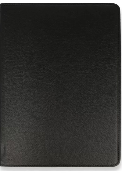 Newface Apple iPad Uyumlu Pro 12.9 2021 Kılıf 360 Tablet Deri Kılıf - Siyah Arka Kapak