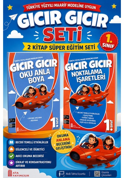 1. Sınıf Gıcır Gıcır Oku Anla Boya + Noktalama İşaretleri