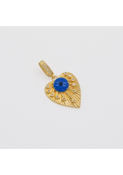 Ajda Charm Çelik Altın Kaplama Kadın Nazar Boncuklu Model-chr-105 Gold