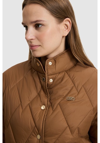 U.S. Polo Assn. Kadın Kahverengı Mont 50328150-vr134 Kakao