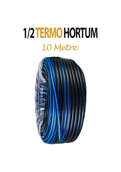 1/2 Lik Termo Bahçe Sulama Hortum Isıya Ve Basınca Dayanıklı 10 Metre Uzunluğunda Sert Hortum
