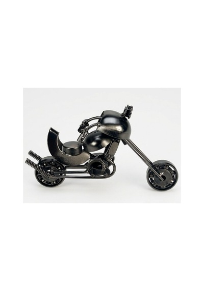 Kişiye Özel İsimli Metal Motosiklet Biblo El Yapımı Chopper Motor Maketi Hediye