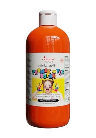 Turuncu Parmak Boyası 500 Gr