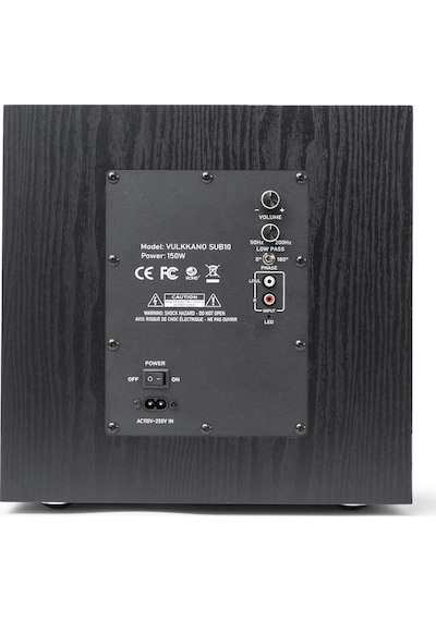 Vulkkano Sub10 Aktif Subwoofer Siyah