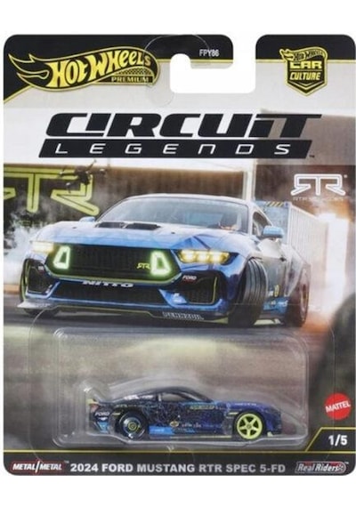 Hot Wheels Premium Cırcuit Legends 2024 Ford Mustang Rtr Spec 5-fd Fpy86 Jbk48 Çok Renkli