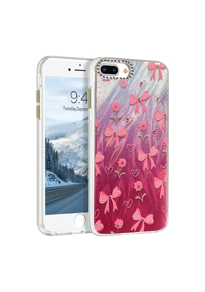 Apple iPhone Uyumlu , 7 Plus Kılıf Blade Aynalı Desenli Kapak - Desen 3