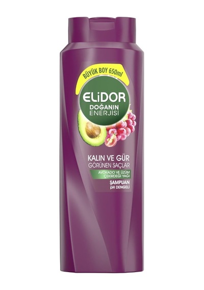 Elidor Doğanın Enerjisi Avakado Özlü Şampuan 650 ML