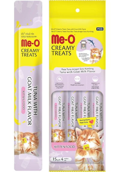 Me-o Yavru Kedi Krema Ödül Maması Ton Balığı Ve Keçi Sütlü 15 Gr