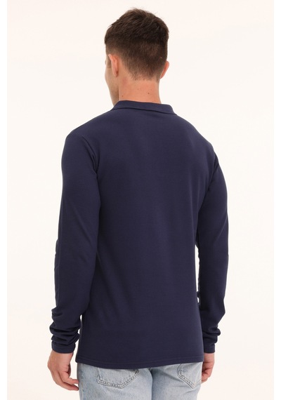 Kinetix Mb Sn329 Ukol Polo 4pr Lacivert Erkek Uzun Kol T-shirt Lacivert