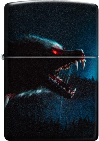 Zippo Horror Wolf Dizayn Çakmak Beyaz