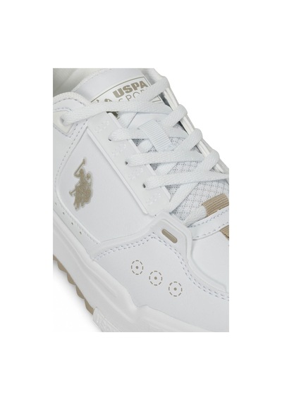 U.s. Polo Assn. Dance Wmn 5fx Beyaz Kadın Sneaker Beyaz-bej Beyaz - Bej U.s. Polo Assn. Dance Wmn 5fx Beyaz Kadın Sneaker Beyaz-bej Beyaz - Bej