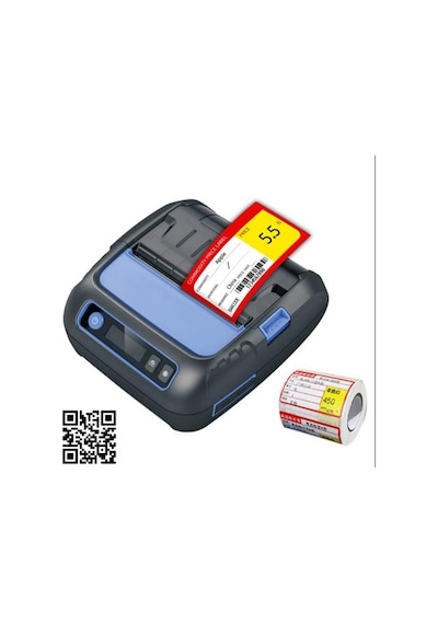 Kablosuz Bluetooth Barkod & Makbuz Termal Yazıcı 80 mm