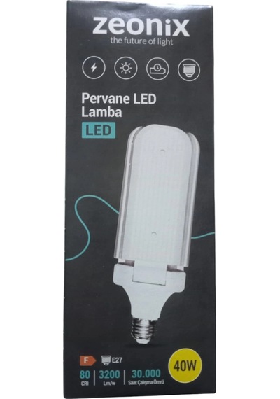 Zeonix 40w 3 Kanatlı Pervane Ampul Renk