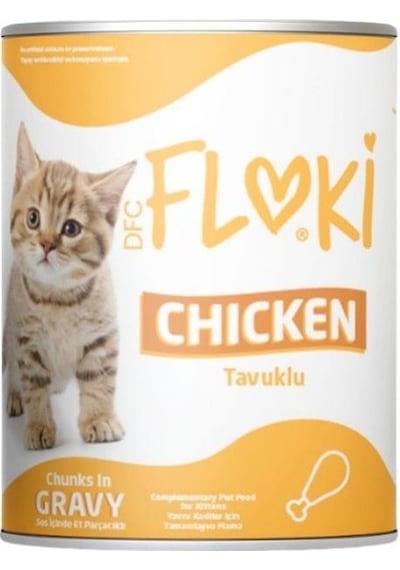 Floki Tavuklu Yavru Kedi Konservesi 400 Gr