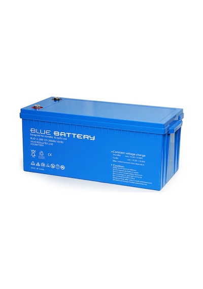 Blue Battery 12 Volt 200 Amper Jel Akü Derin Döngü Blg12-200 Deep Cycle