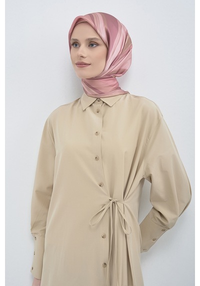 Armine Saf İpek Sura Eşarp-2026 İlkbahar-yaz- 951400d Pembe