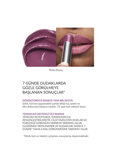 Avon Canlandırıcı Serum Ruj Perky Peony