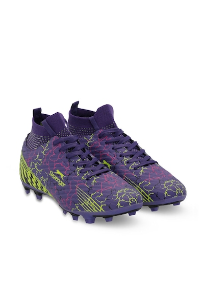 Slazenger Corner Kr Erkek Çocuk Krampon Mor Futbol Ayakkabısı Çok Renkli