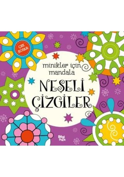 Minikler İçin Mandala - Neşeli Çizgiler