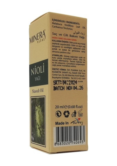 Minera Vital Nioli Yağı 20 ML