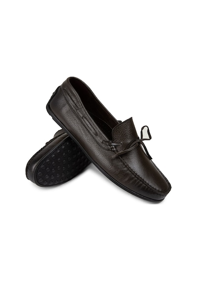 Deery Hakiki Deri Haki Erkek Loafer Ayakkabı - 01647mhakc02 Haki