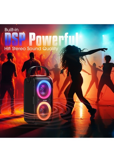 Bluetooth Hoparlör, 80w Taşınabilir Kablosuz Hoparlör Kutusu Müzik Kutusu, Güçlü Bas, Güçlü 105db Ses, Karışık Renkli Led Işıkları, Usb Çalma, 24 Saat Çalma Süresi Bluetooth Hoparlör, 80w Taşınabilir Kablosuz Hoparlör Kutusu Müzik Kutusu, Güçlü Bas, Güçlü 105db Ses, Karışık Renkli Led Işıkları, Usb Çalma, 24 Saat Çalma Süresi