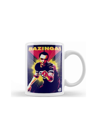 The Big Bang Theory Bazinga 01 Kupa Bardak Porselen Karışık