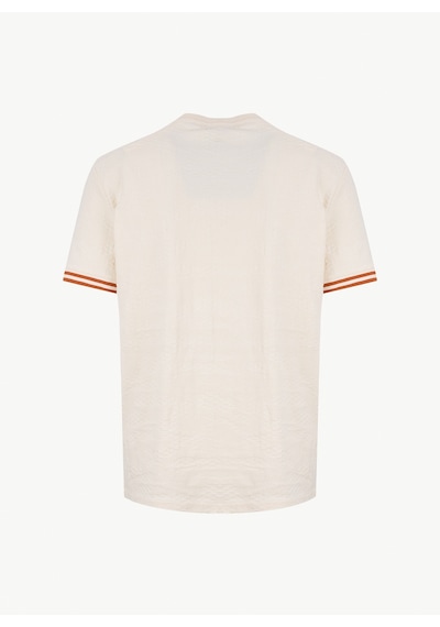 Discovery Expedition Krem Pamuk Karışımlı T-shirt D6sm-tst3727
