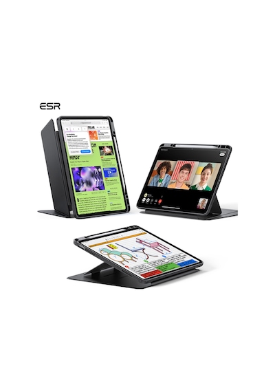 iPad Uyumlu  Air 13 M2-m3 2025 Flip Kalem Kontrol Kılıf Kapaklı Kılıf