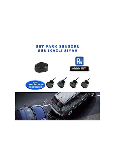 Set Park Sensörü Ses İkazlı Siyah 22Mm Forza Ps-01
