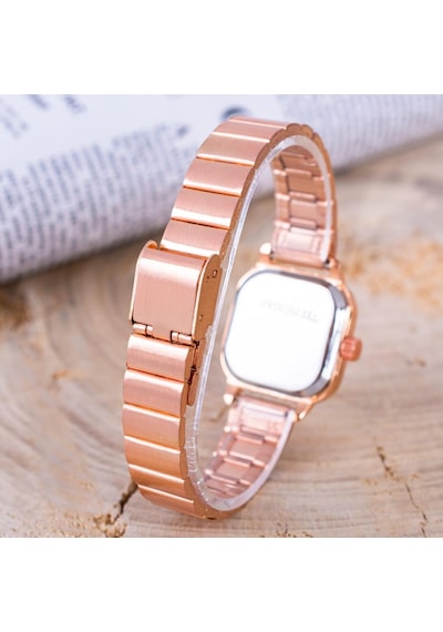 Rose Renk Çelik Zarif Minimal Kadın Kol Saat ST-304263